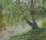 Начало лета. Береза - 1977, 90х100, холст, масло, НЕ ПРОДАЕТСЯ